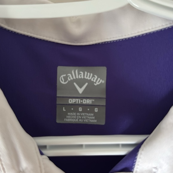 Size large Calloway, OPTi dry golf shirt worn once - Picture 4 of 4